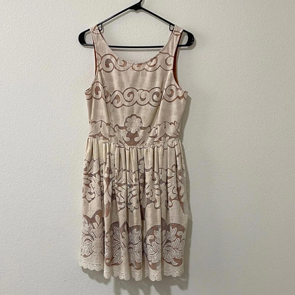 Lace Floral Summer Dress Romantic Cottagecore Boho Vintage Whimsy